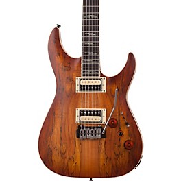 Schecter Guitar Research C-1 Exotic Spalted Maple 6-String Electric Guitar Natural Vintage Burst