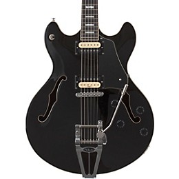 Schecter Guitar Research Corsair Semi-Hollow Electric Guitar Gloss Black
