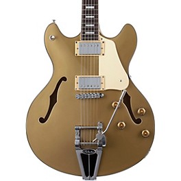 Schecter Guitar Research Corsair Semi-Hollow Electri... Schecter Guitar Research Corsair Semi-Hollow Electric Guitar Gold Top