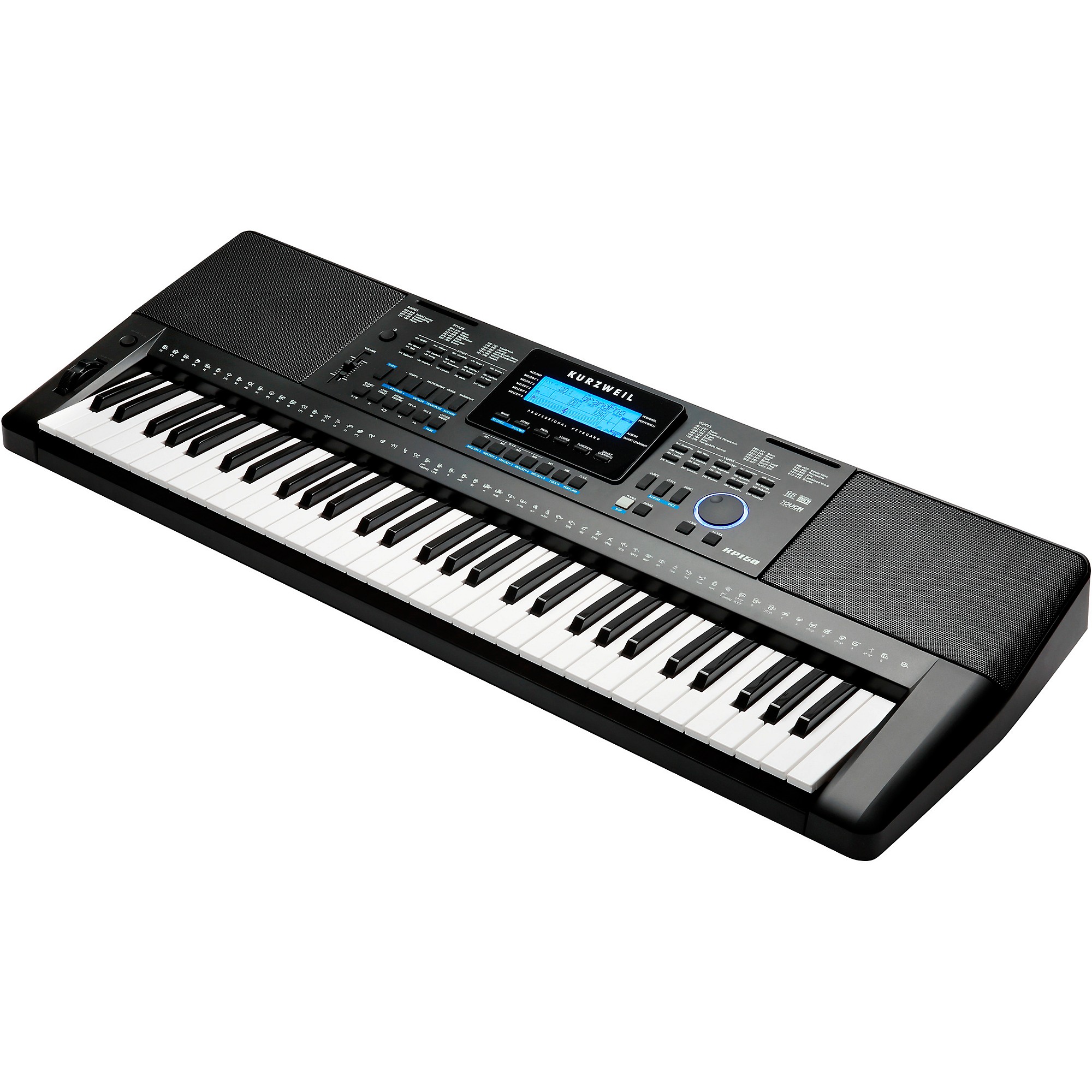 Kurzweil Home KP150 Portable Arranger Keyboard Black 61 Key