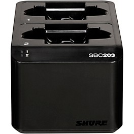 Shure SBC203-US Dual Docking Station for SLX-D Transmitters and SB903 Battery