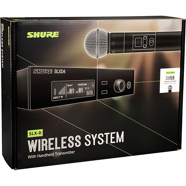 Shure SLXD24/SM58 Wireless Vocal Microphone System With SM58 Band J52