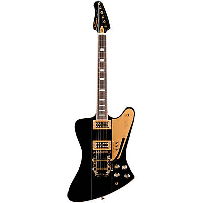 Kauer Guitars Banshee Black Hawk Electric Guitar Black for sale
