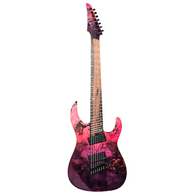 Legator N7fx Ninja X 7 Multi-Scale Electric Guitar Ruby for sale