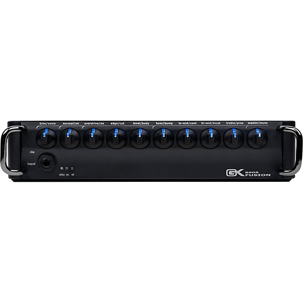 Open Box Gallien-Krueger Fusion 500S 500W Tube Hybrid Bass Amp Head Level 1 Black