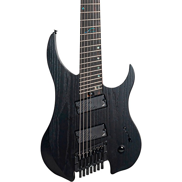 Legator G7FP Ghost Performance 7-String Multi-Scale Electric Guitar Satin Black