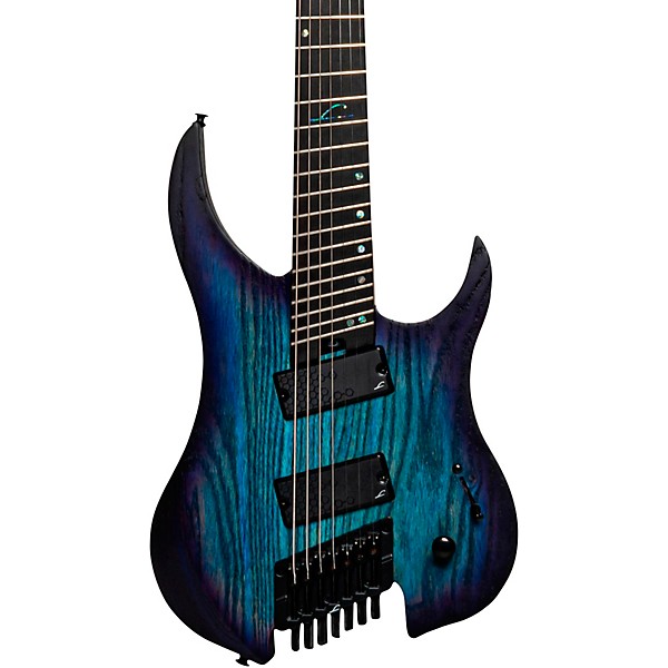 Legator G7FP Ghost Performance 7-String Multi-Scale Electric Guitar Cali Cobalt
