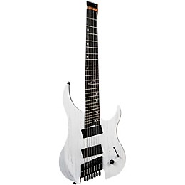 Legator G7FP Ghost Performance 7-String Multi-Scale Electric Guitar Snow Fall