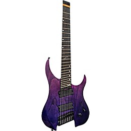 Legator G7FP Ghost Performance 7-String Multi-Scale Electric Guitar Iris Fade