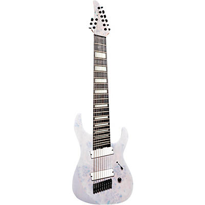 Legator Lm-9 Lucas Mann Ninja 9-String Multi-Scale Signature Electric Guitar Trans White for sale