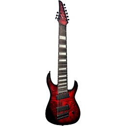 Legator LM-9 Lucas Mann Ninja 9-String Multi-Scale Signature Electric Guitar Midnight Wine