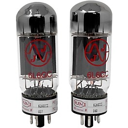 Ruby 6L6GCCZ Matched Amp Tubes Matched Quad Ruby 6L6GCCZ Matched Amp Tubes Matched Pair