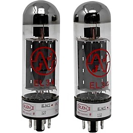 Ruby EL34CZ Matched Power Tubes Matched Pair Ruby EL34CZ Matched Power Tubes Matched Pair