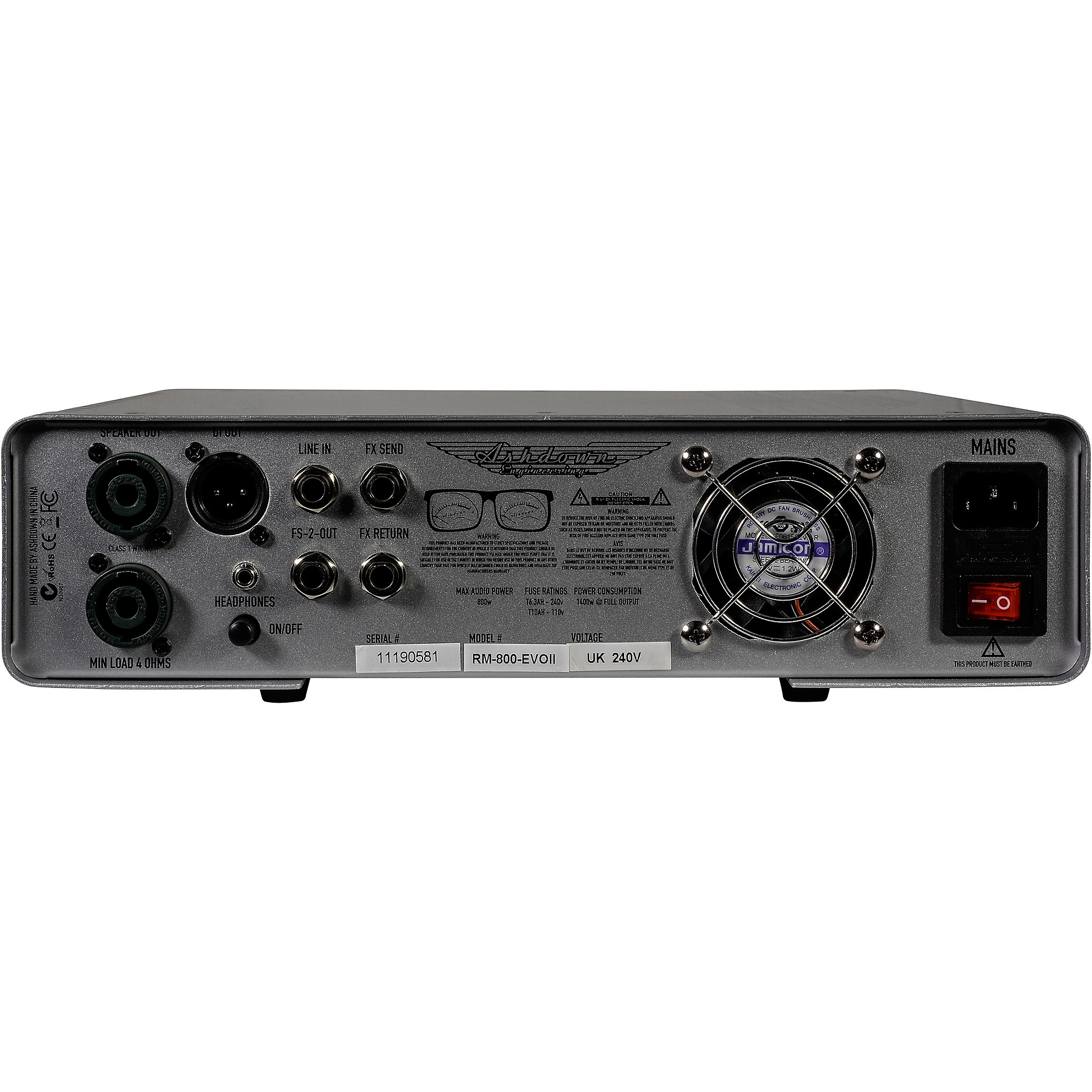 ベース Ashdown Rootmaster 800 Bass Amp Ashdown RM-800 Rootmaster EVO III 800-watt Bass Head | Sweetwater