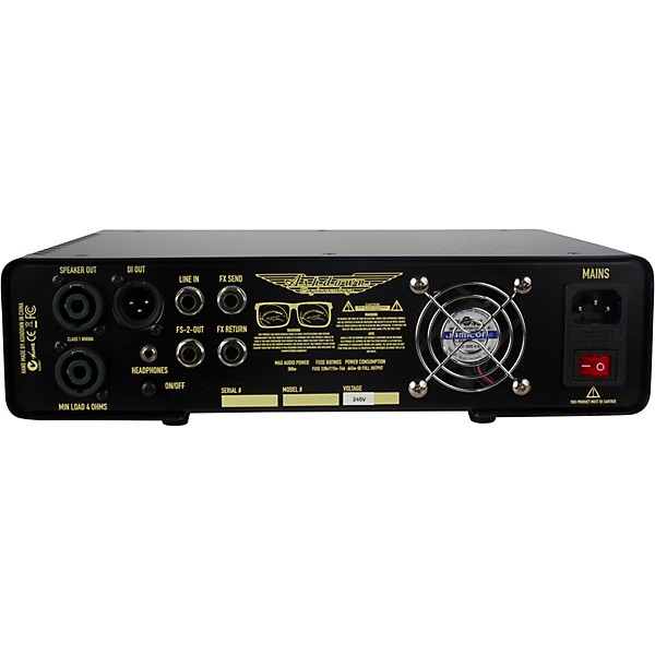 Open Box Ashdown Rootmaster RM-300 EVO II 300W Bass Amp Head Level 1 Black and Red