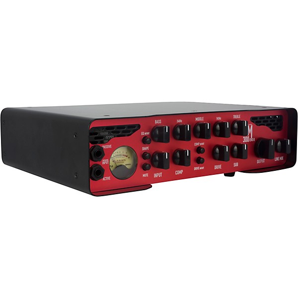 Open Box Ashdown Rootmaster RM-300 EVO II 300W Bass Amp Head Level 1 Black and Red