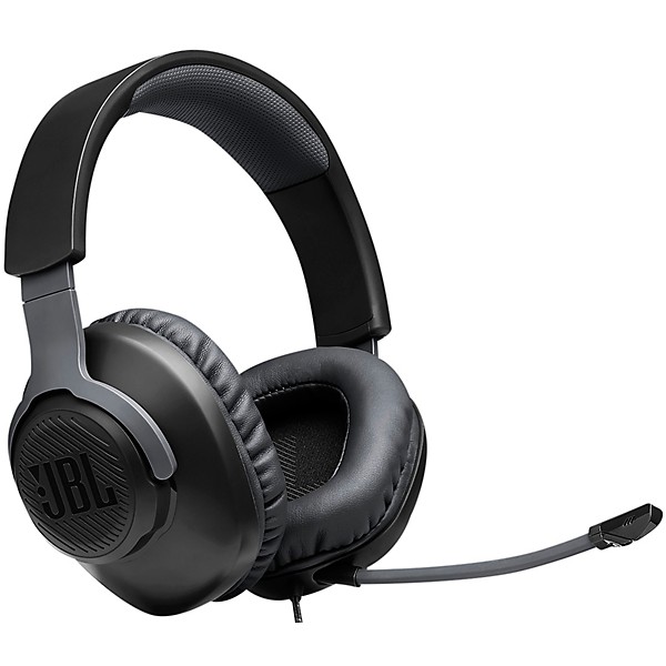 JBL Quantum 100 Gaming - Wired Over-Ear Headset Black