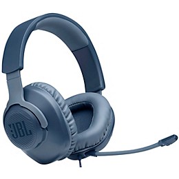 JBL Quantum 100 Gaming - Wired Over-Ear Headset Blue