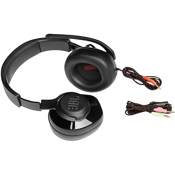 JBL Quantum 200 Wired Gaming Headphones Black