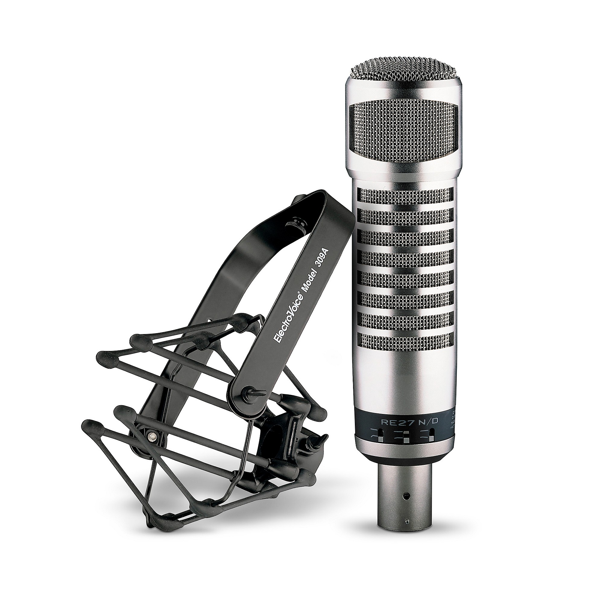 Electro-Voice RE27N/D Dynamic Cardioid Multipurpose Microphone with 309-A  Shock Mount