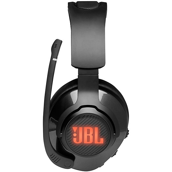 JBL Quantum 400 USB Wired Over-Ear Gaming Headset With Quantum Surround and RGB Lighting Black