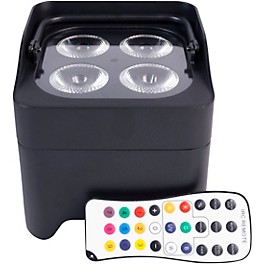 ColorKey CKW-6020B MobilePar Mini Hex 4 Wireless DMX Battery-Powered RGBAW+UV LED Lighting With Remote