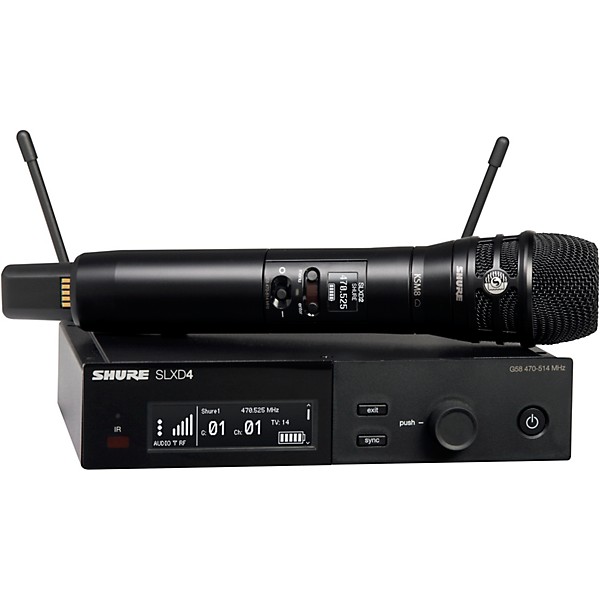 Open Box Shure SLXD24/K8B Wireless Vocal Microphone System with KSM8 Level 1 Band J52