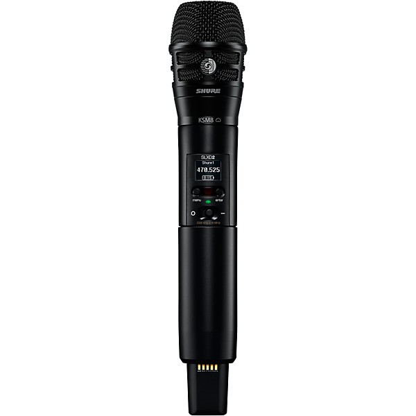 Shure SLXD2/K8B Handheld Transmitter With KSM8 Capsule Band H55