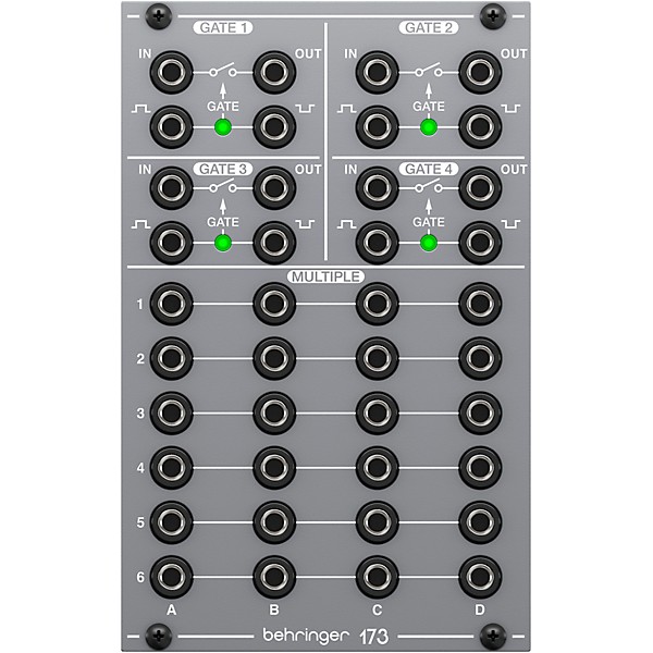 Behringer 173 Quad Gate/Multiples Eurorack Module