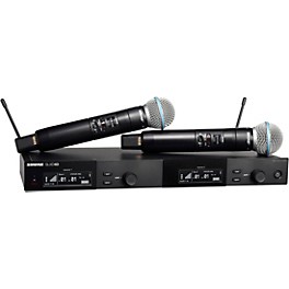 Shure SLXD24D/B58 Dual Wireless Vocal Microp... Shure SLXD24D/B58 Dual Wireless Vocal Microphone System With BETA 58 Band G58