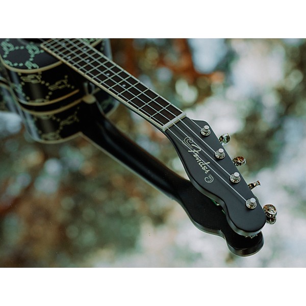 Open Box Fender Billie Eilish Signature Ukulele Level 2 Black 194744632013