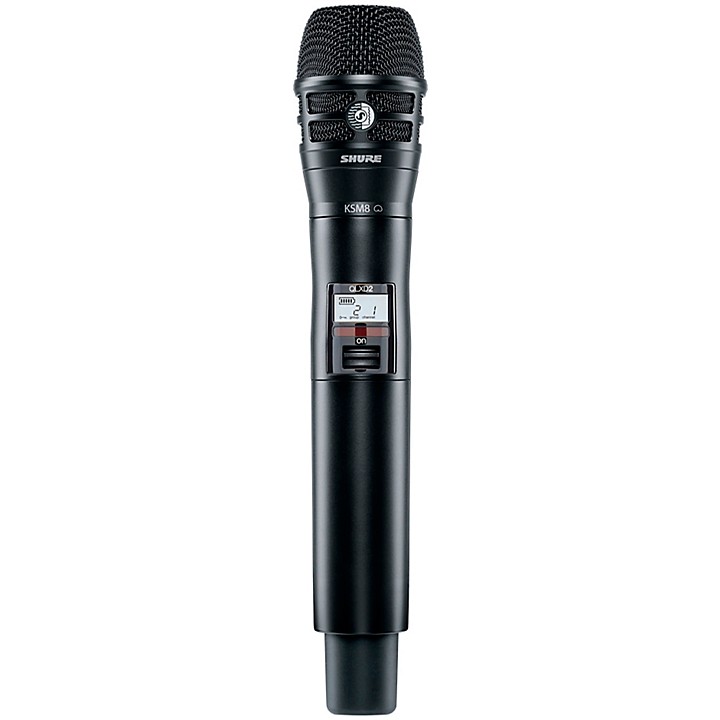 Shure QLXD2/K8B Handheld Transmitter With KSM8 Capsule Band J50A