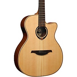 Lag Guitars Tramontane T70ACE Auditorium Cutaway Acoustic-Electric Guitar Satin Natural