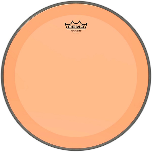 Remo Powerstroke P3 Colortone Orange Bass Drum Head 16 in.