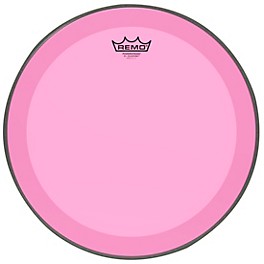 Remo Powerstroke P3 Colortone Pink Bass Drum Head 16 in.