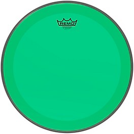 Remo Powerstroke P3 Colortone Green Bass Drum Head 16 in.