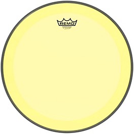 Remo Powerstroke P3 Colortone Yellow Bass Drum Head 16 in.