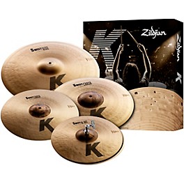 Zildjian K Sweet Cymbal Pack, 14", 16", 18", 21" With Free 18" Crash