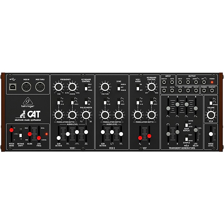 鍵盤楽器 behringer CAT Behringer CAT Duophonic Analog Synthesizer | Guitar Center
