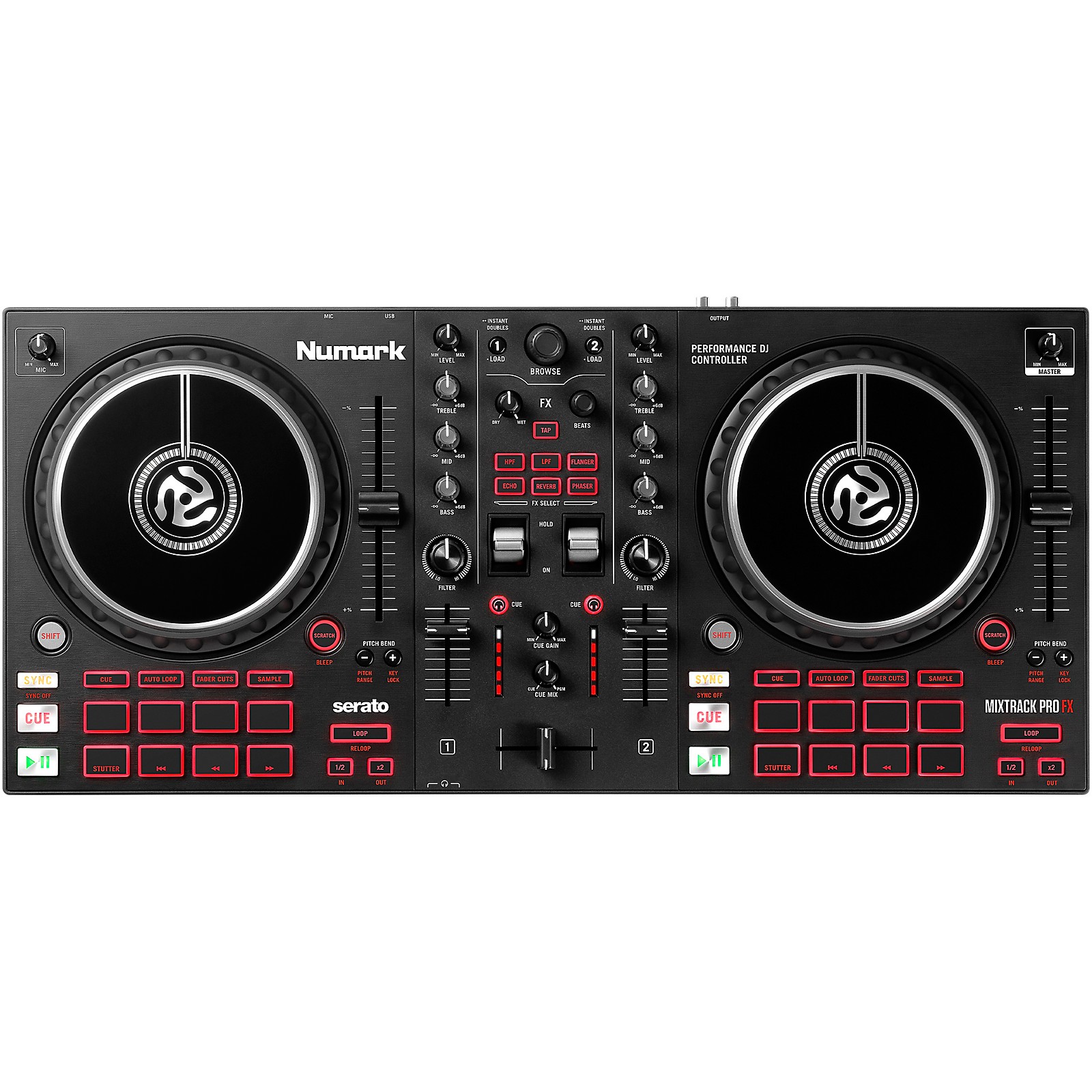 Numark Mixtrack Pro FX 2-Channel DJ Controller | Guitar Center