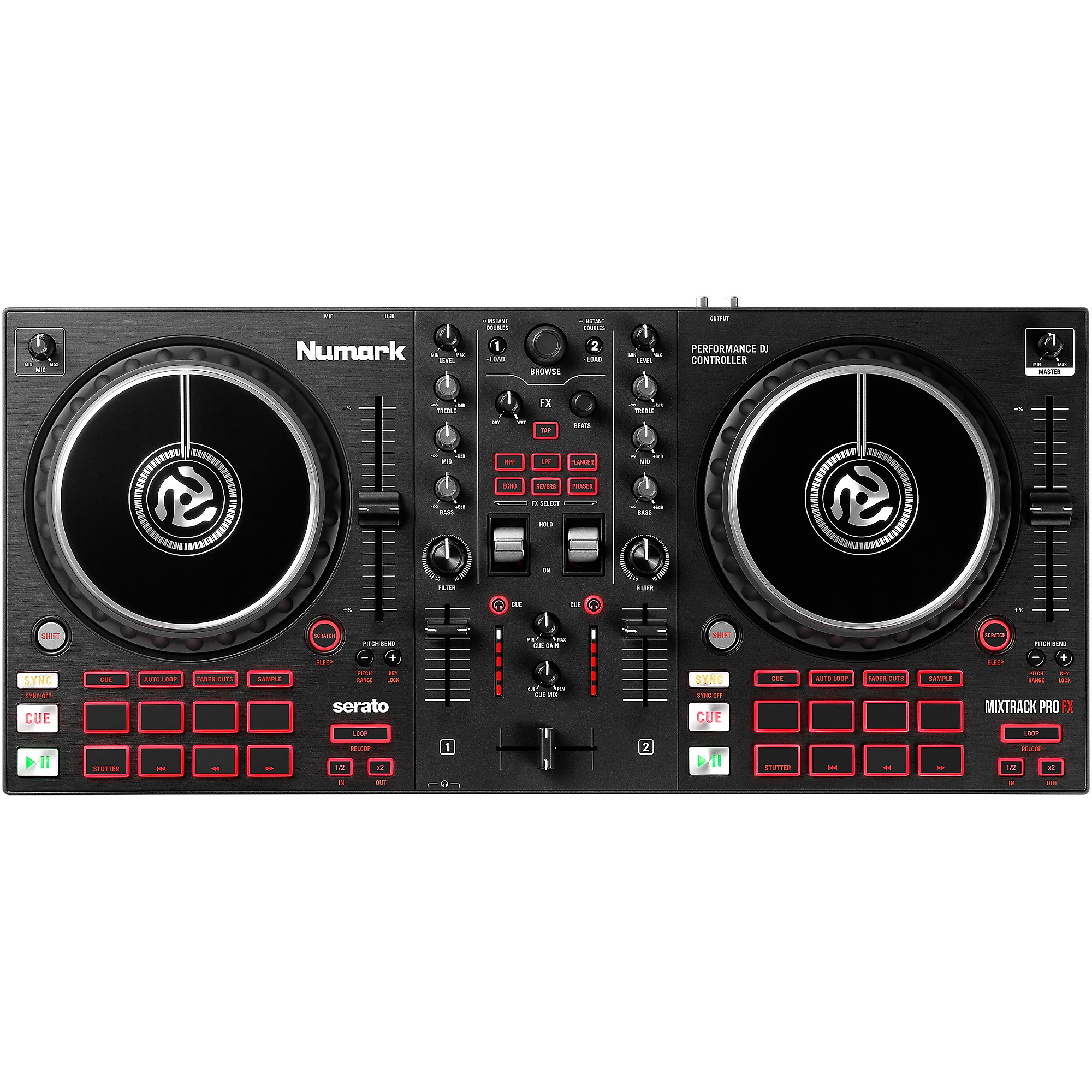 Numark Mixtrack Pro FX 2-Channel DJ Controller Guitar Center