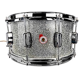Barton Drums North American Maple Snare Drum 14 x 6.5 in. Silver Sparkle Lacquer
