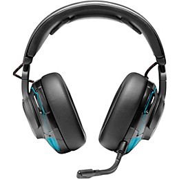 Open Box JBL Quantum One USB Wired Over-Ear Professional Gaming Headset with Head Tracking Enhanced Quantum SPHERE 360 Level 1 Black