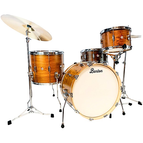 Open Box Barton Drums Essential Maple 3-Piece Shell Pack with 22 in. Bass Drum Level 1 Antique Brown