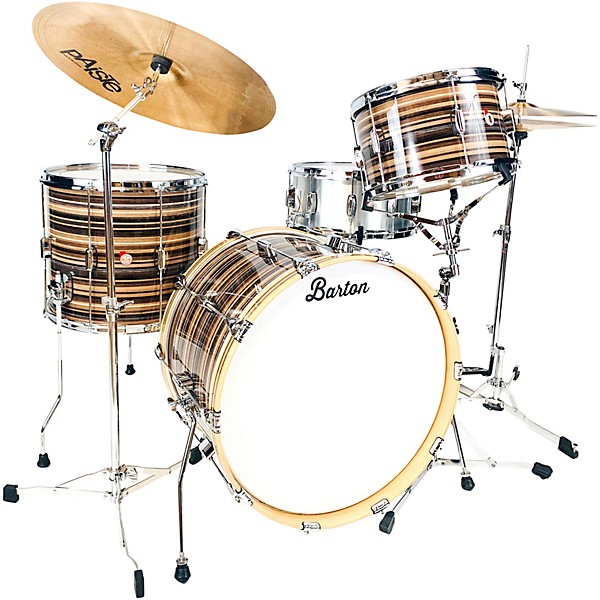 Clearance Barton Drums Essential Birch 3-Piece Shell Pack with 22 in. Bass Drum Pismo Bartex