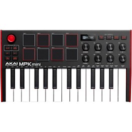 Akai Professional MPK mini mk3 Keyboard Controller Black on Black Akai Professional MPK mini mk3 Keyboard Controller Black