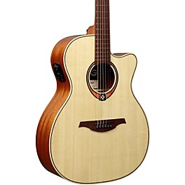 Lag Guitars Tramontane T88ACE Auditorium Acoustic-Electric Guitar High Gloss Natural