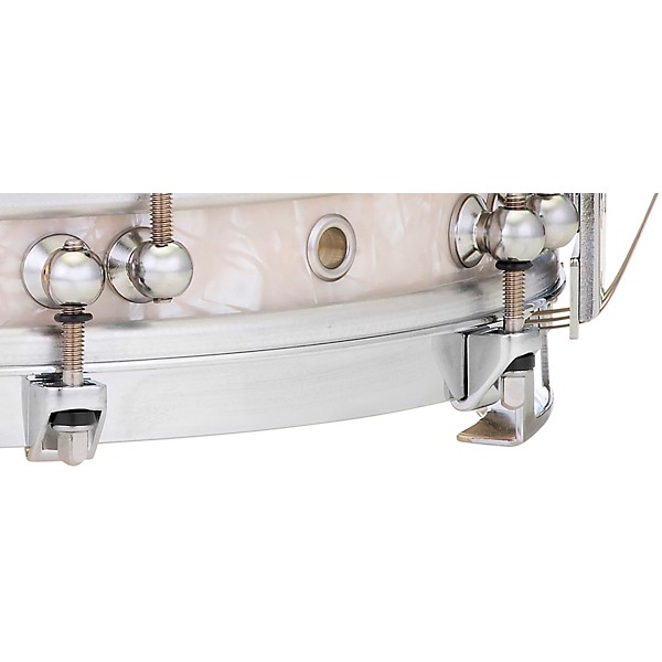 Pearl Philharmonic 8-ply Maple "Pancake" Snare, Nicotine Finish 13 x 2.5 in. Nicotine White Marine Pearl