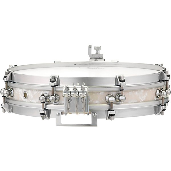 Pearl Philharmonic 8-ply Maple "Pancake" Snare, Nicotine Finish 13 x 2.5 in. Nicotine White Marine Pearl