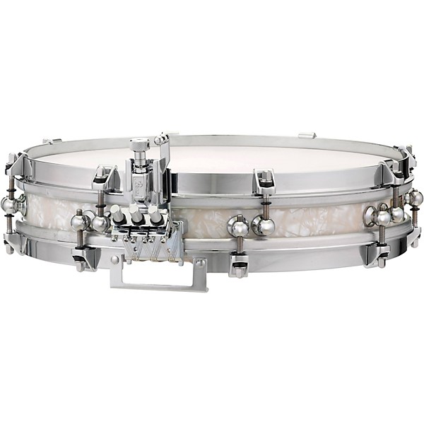 Pearl Philharmonic 8-ply Maple "Pancake" Snare, Nicotine Finish 13 x 2.5 in. Nicotine White Marine Pearl